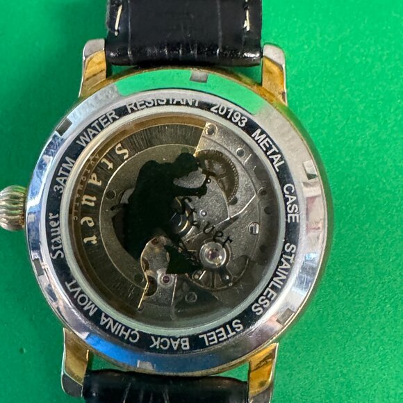 Stauer Men's Black and Silver Watch - Picture 9 of 11